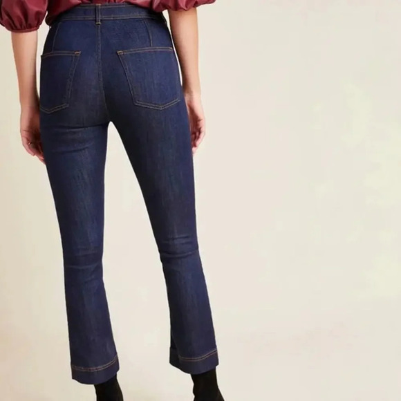 3x1 Scarlett Cropped Slim High Rise Dillon Women's Jeans Size 27 Dark Wash - Picture 2 of 11